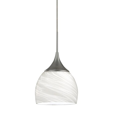 Afx Essex Pendant LED 6W - Satin Nickel - White SXPL500L30D1SNWH